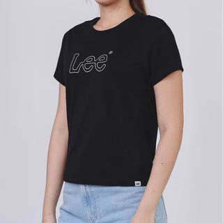LEE เสื้อยืดแขนสั้นผู้หญิง รุ่น LE F225WTSSF15 สีดำ