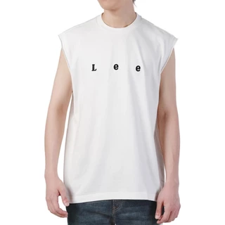 LEE เสื้อยืดแขนกุดผู้ชาย รุ่น LE S425MTANN30 สีขาว