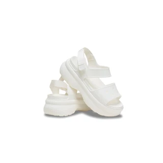 CROCS รองเท้าแตะผู้หญิง SOHO Y STRAP SANDAL รุ่น 211755-0WV - CHALK