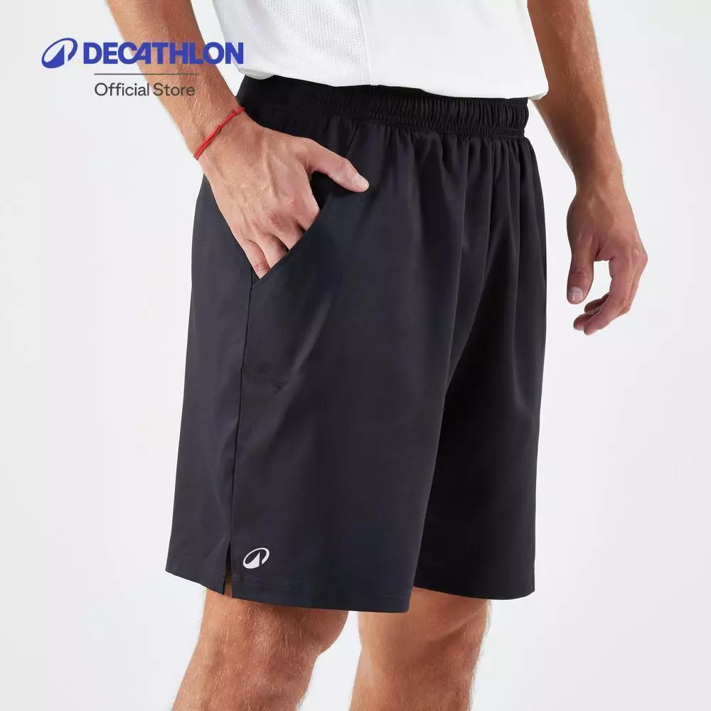 Decathlon Men'S Tennis Shorts Essential+ กางเกงขาสั้นผู้ชายรุ่น Essential+ - Black