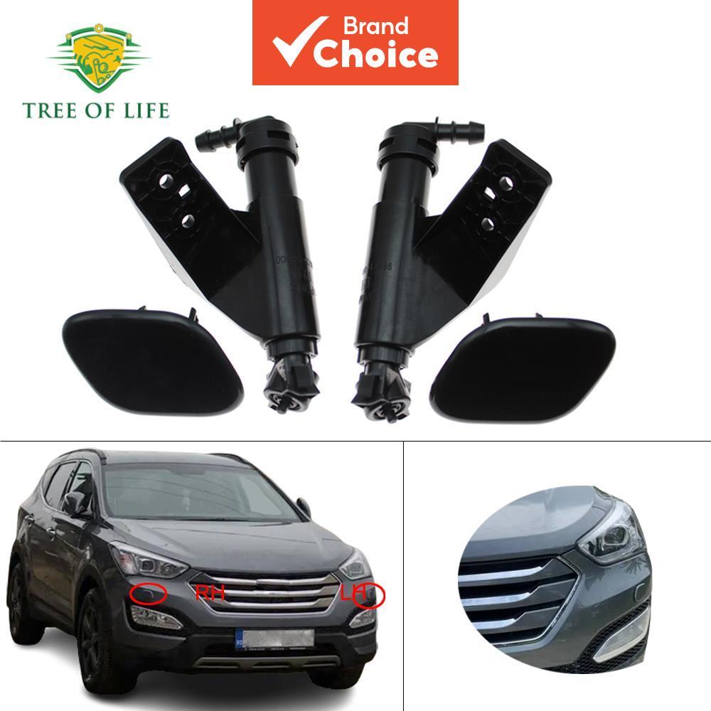 สําหรับ Hyundai Grand Santa Fe Santafe DM ปี 2012-2013 ฝาครอบหัวฉีดสเปรย์ล้างไฟหน้า OEM: 98671-B8000