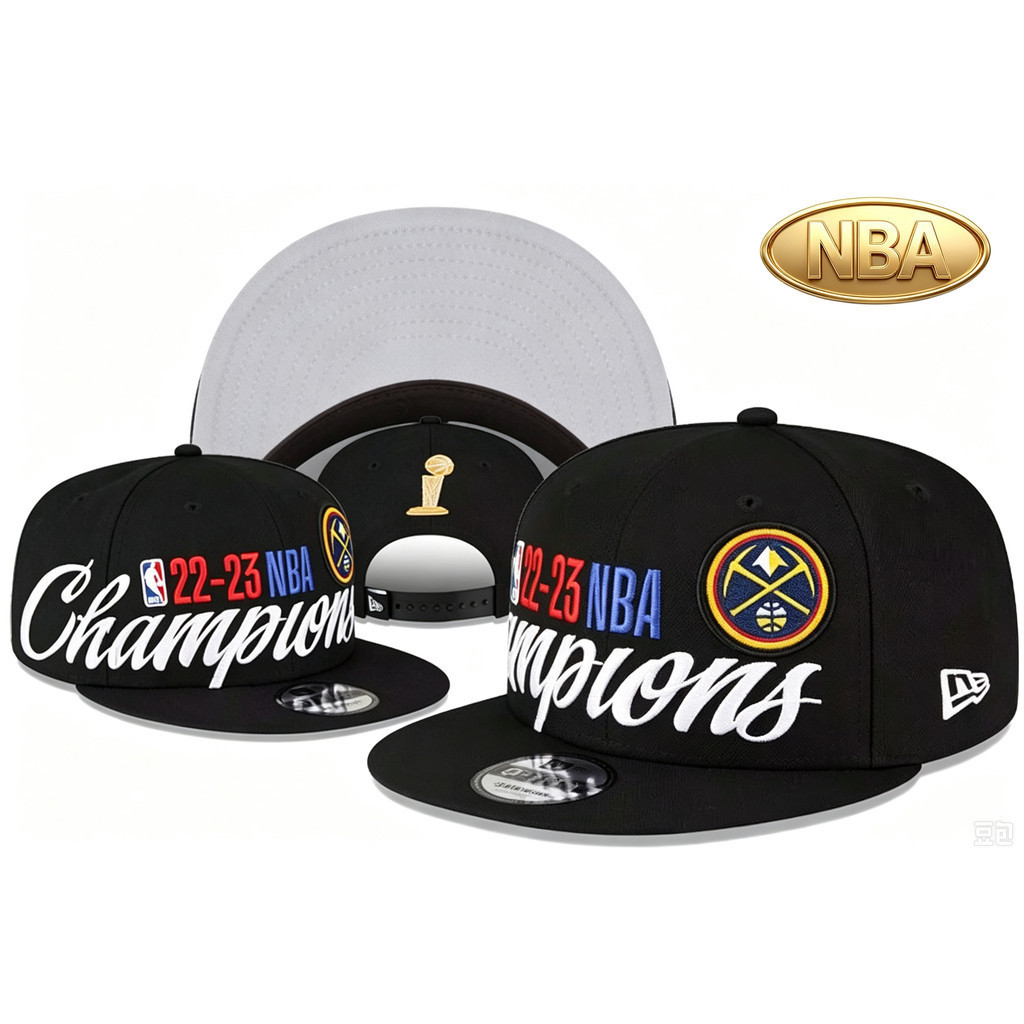 New Era Denver Nuggets /Miami HeatChampion cap Two Tone Edition 9Fifty Snapback Cap หมวกปรับได้มีให้