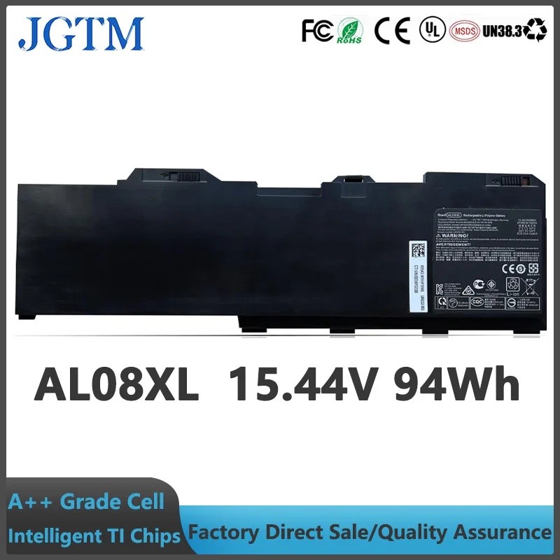 15.44V 94Wh AL08XL แบตเตอรี่แล็ปท็อปเข้ากันได้กับ HP ZBook Fury 15 G7 15 G8 ZBook Fury 17 G7 ZBook F