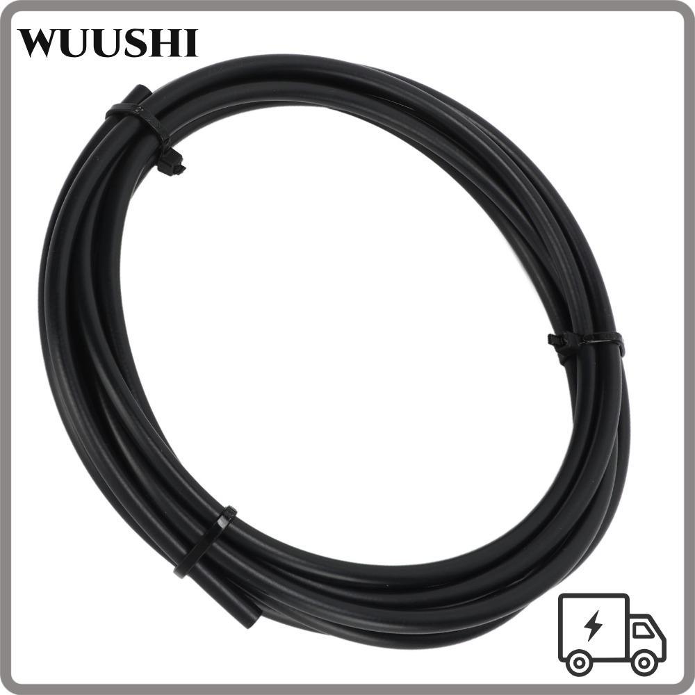 WUSHI ชุดสายเบรคจักรยาน,สีดํา BH90 จักรยานไฮดรอลิกเบรคท่อ,2.5m สําหรับ M506, M596, M615, M666, M675,