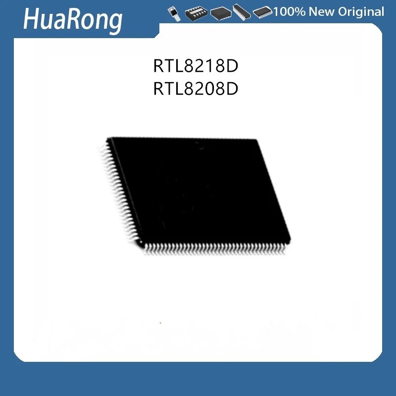 2 ชิ้น/แบทช์ RTL8218D RTL8218 RTL8208D RTL8208 QFP128