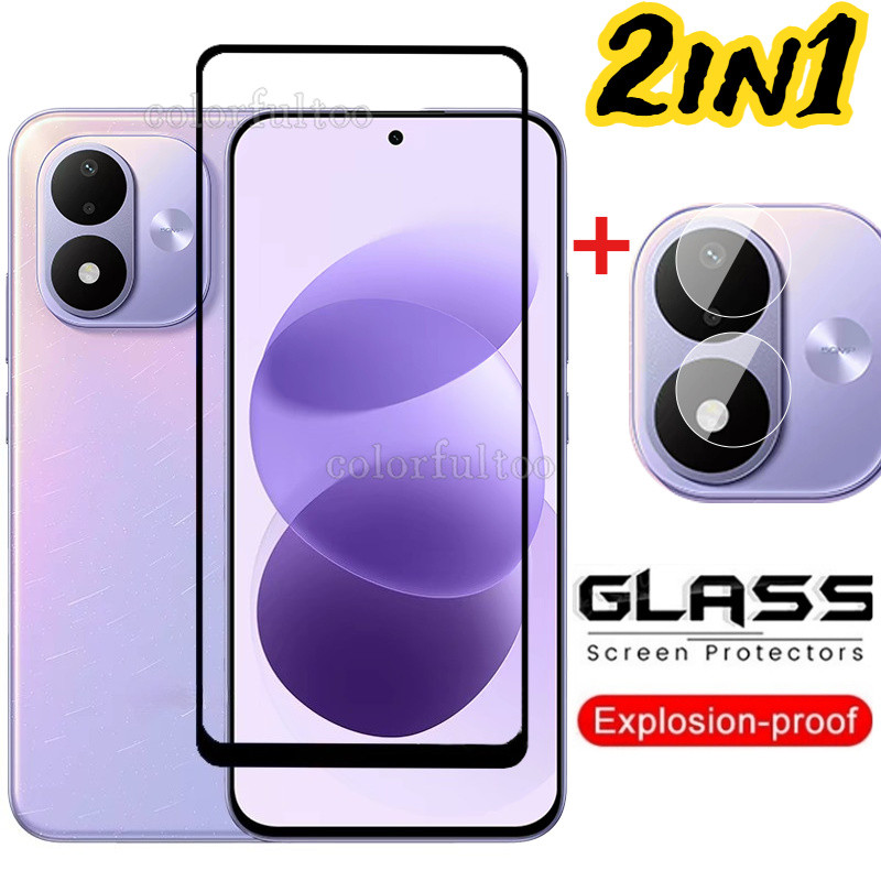 2in1 สําหรับXiaomi Redmiหมายเหตุ17 Pro Max Note17 Note17Pro 17Promax 4G 5G 2026 9Hคลุมทั้งหมดกาวกระจกนิรภัยป้องกันฟิล์มClear HDป้องกันหน้าจอด้านหลังกล้องเลนส์ฟิล์ม