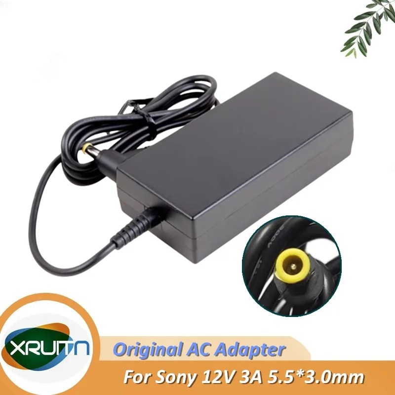 Original 12V 2.5A 3A 36W AC-ES1230K อะแดปเตอร์ AC สําหรับ Sony EVI-D70 D70P BRC-Z700 BRC-H700 VIDEO 