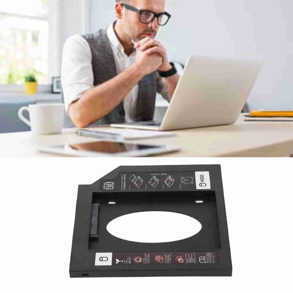 HDD Bay General 2nd SSD Hard Drive ถาดแล็ปท็อป CD DVD ROM Slot 9.5 มม.