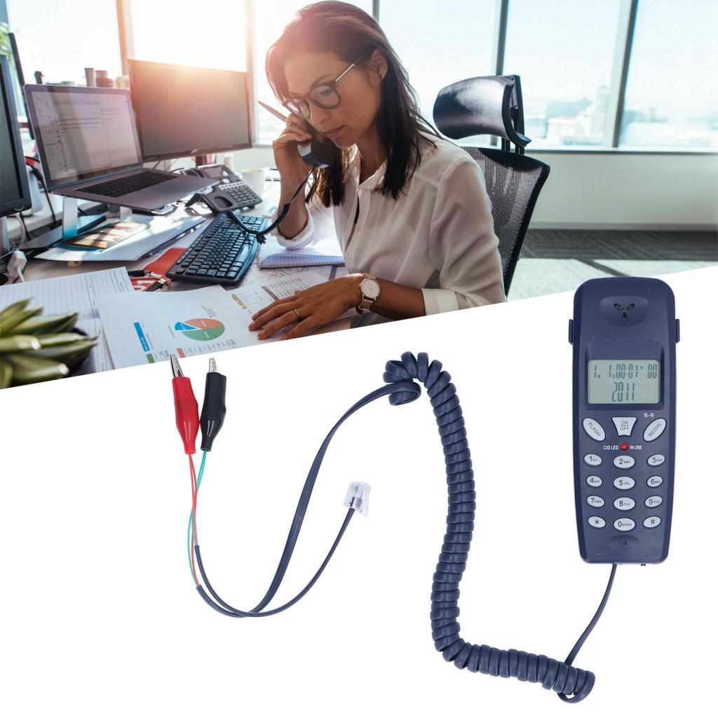 Ilike โทรศัพท์แบบมีสาย DTMF Caller ID โทรศัพท์แฟชั่นโทรศัพท์พื้นฐานสําหรับ Home