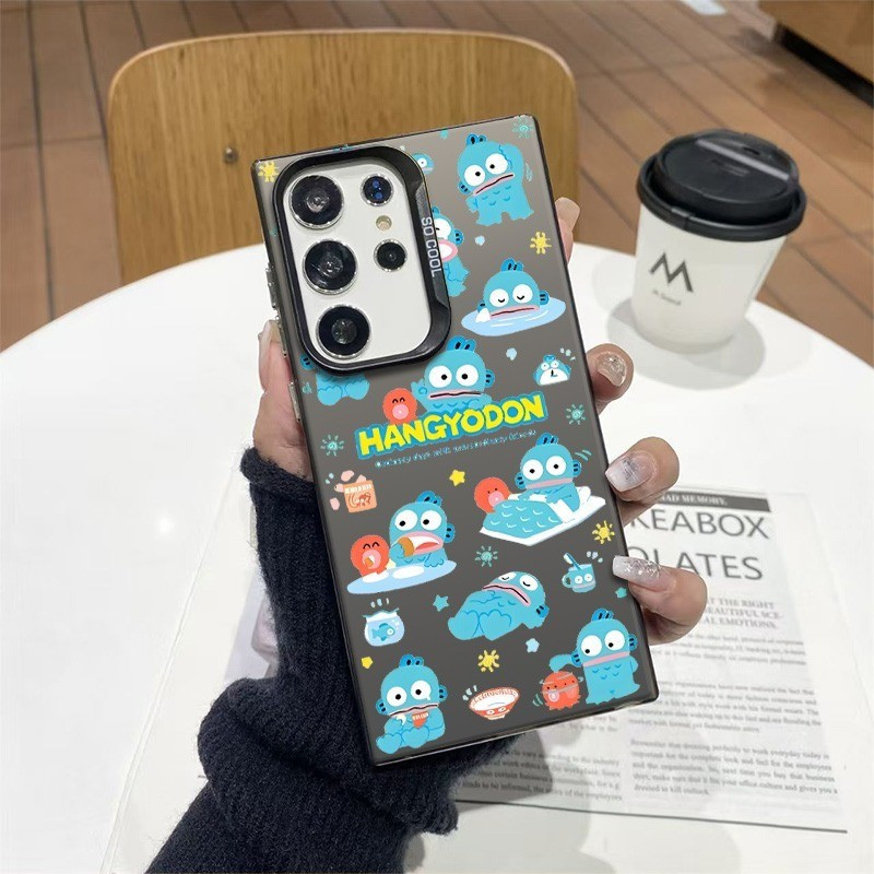 เคสโทรศัพท์ปลาน่าเกลียดน่ารักเข้ากันได้กับSamsung A05S, A15, A25, A35, A55, S22ULTRA, S23FE, S24ULTR