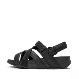 FITFLOP ADONIS ADJ.L/WEBBING B/STRAP รองเท้าแตะแบบรัดส้นผู้ชาย รุ่น A0A-090 สี BLACK