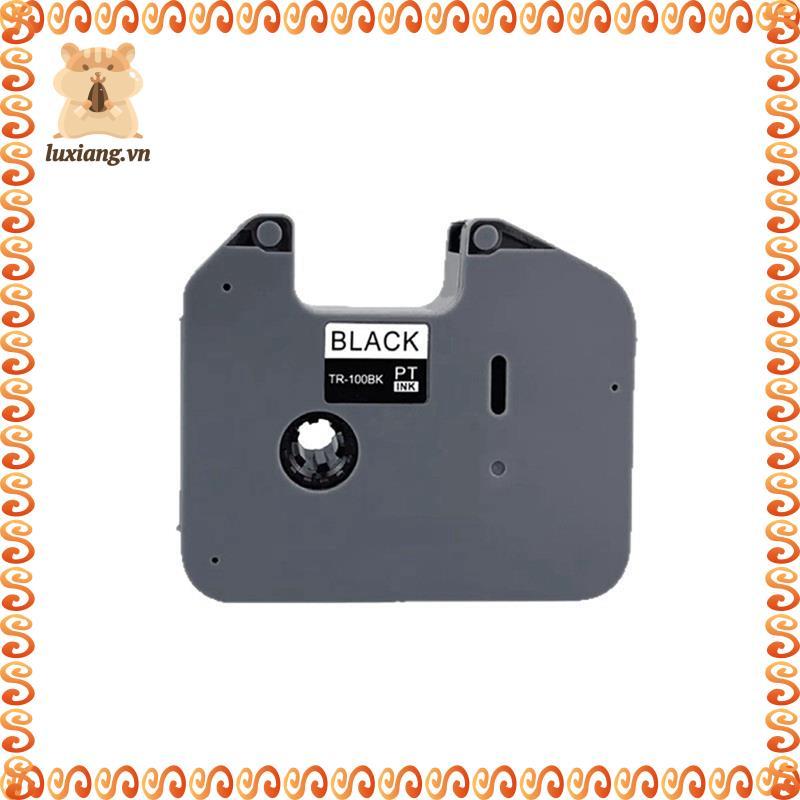 1PCS TR-100BK ริบบิ้นสําหรับเครื่องพิมพ์ริบบิ้น PT-E800TK 800T PT-850TKW