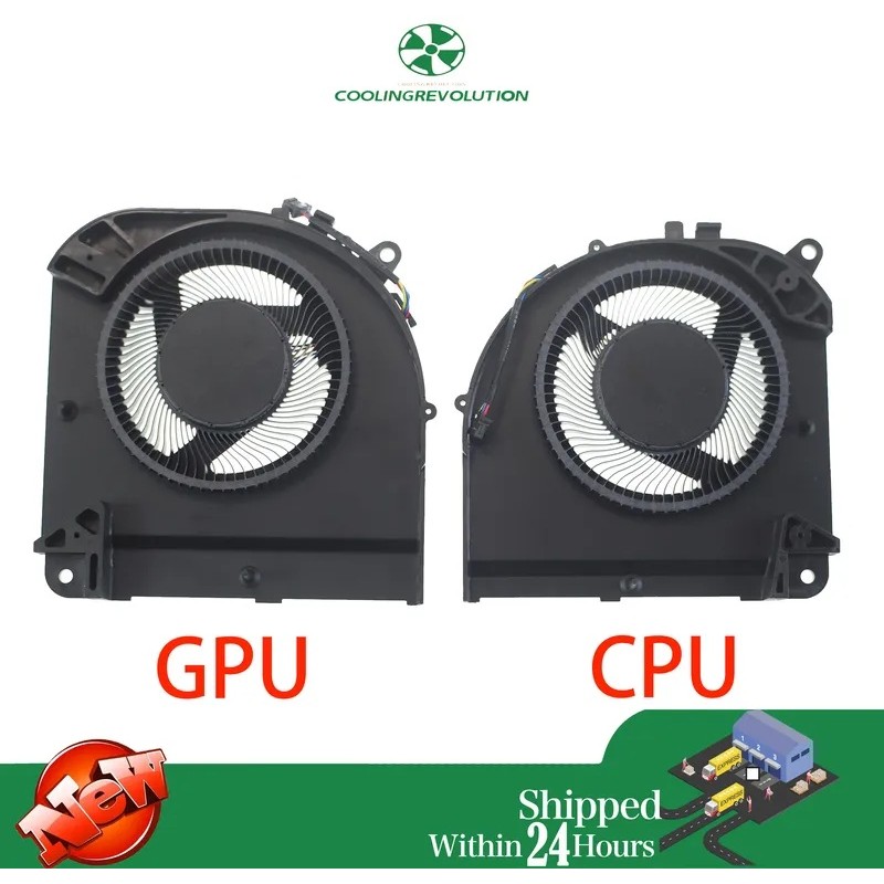 แล็ปท็อป CPU GPU พัดลมระบายความร้อน DC12V 0.6A 4 พินสําหรับ Gigabyte Aorus 15 BSF 9MF X5LF RTX 4070