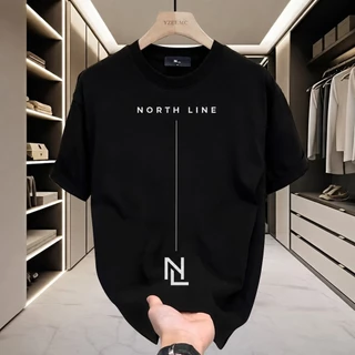 Fanfei เสื้อยืดลำลองหลวมคอกลมแฟชั่นฤดูร้อน (ขาวดำ) ขนาด S-XXXL COD