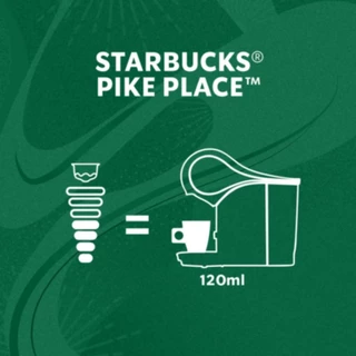 STARBUCKS BY NESCAFE DOLCE GUSTO เนสกาแฟ โดลเช่ กุสโต้ แคปซูลกาแฟ LUNGO PIKE PLACE ไพค์เพลส 12แคปซูล/กล่อง (3กล่อง)
