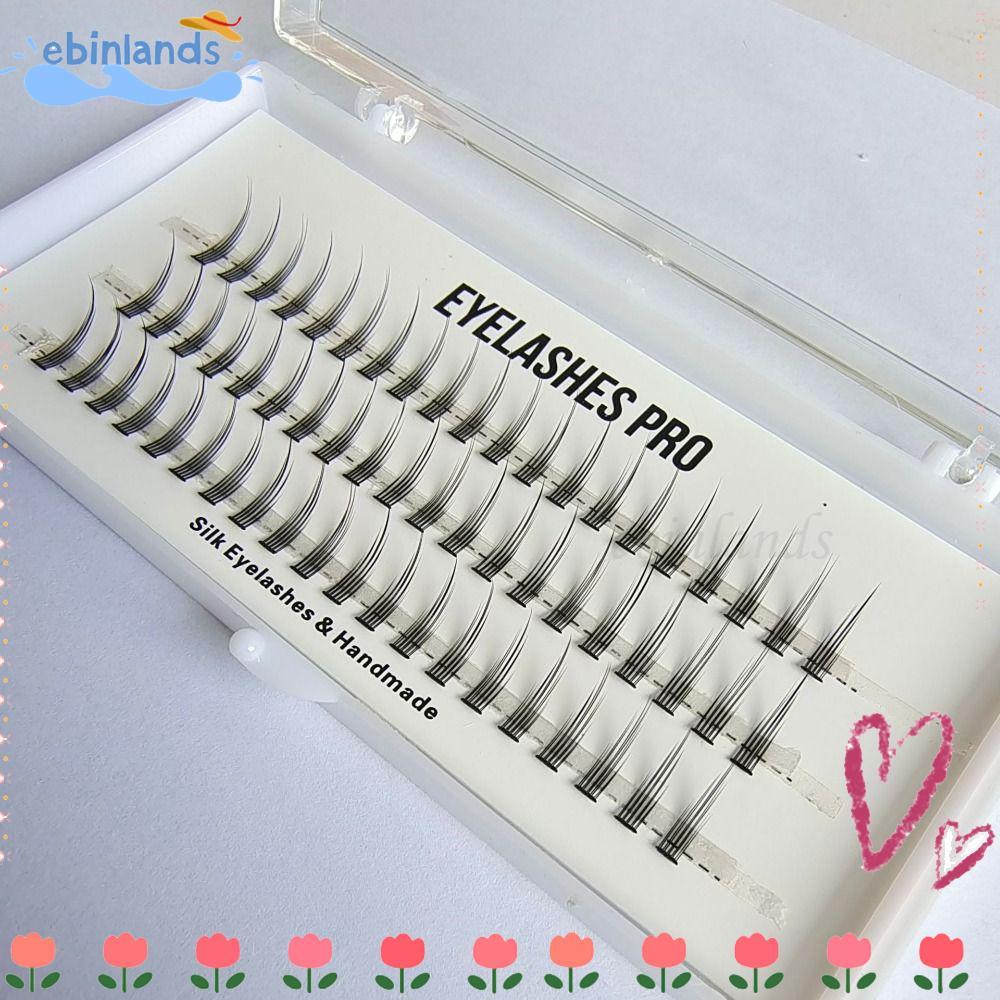 EBINLANDS Cluster Lashes, Wispy Natural Indice Lashes, Hot Handmade Soft Flase Lashes DIY