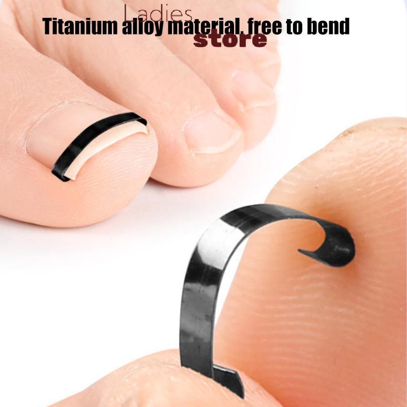 KTH 2pcs คุด Toenail Corrector เครื่องมือ Pedicure กู้คืน Embed Toe Nail Treatment Professional คุด 