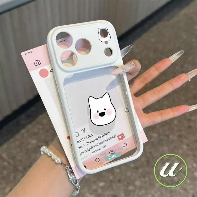 กรณีโทรศัพท์รูปหมาน่ารักป้องกันการตก เคสไอโฟน17 IPhone 16 15 13 12 11 14 Pro Max 15 14 16 Plus Air 17 16 15 14 12