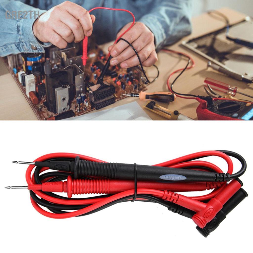 Gre2th 1 คู่ Ut l21 Universal Type Test Lead Probe พร้อม Shield Sleeve มัลติมิเตอร์การทดสอบอุปกรณ์เส