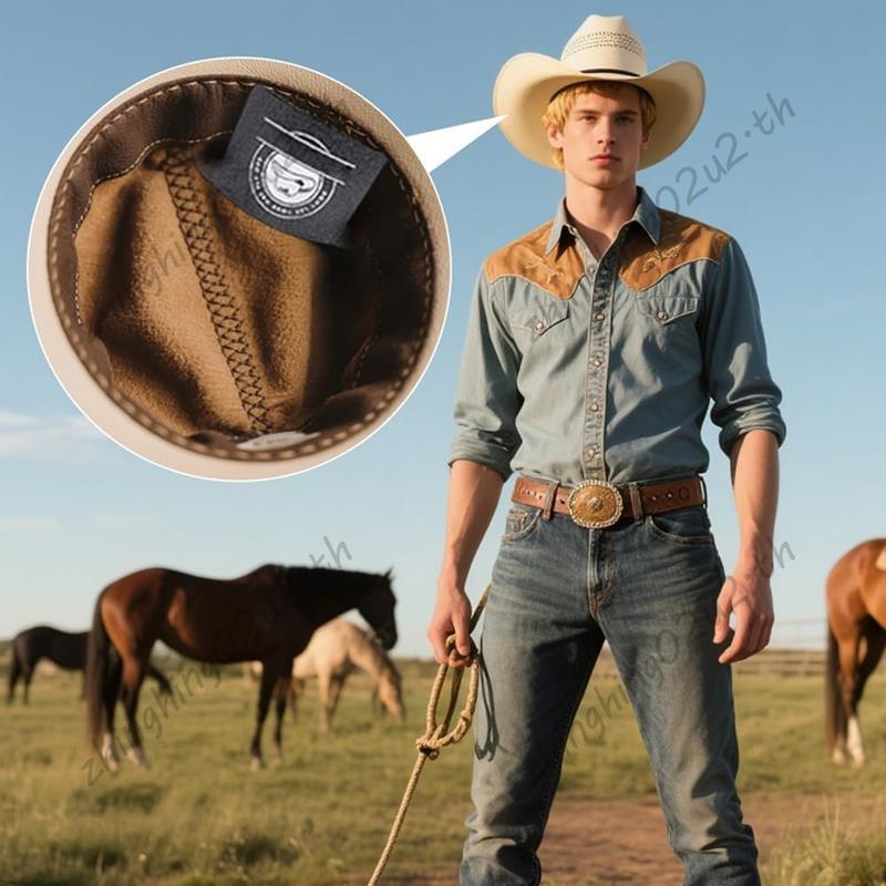 หมวกคาวบอย Cinch Retainer หมวกอัพเกรด Cinch สําหรับหมวกคาวบอย