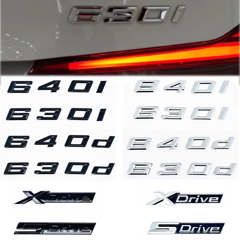 สําหรับ BMW GT Series E63 E64 F06 F12 F13 G32 สีดํา GT 630i 630d 640i 640d XDrive SDrive ABS รถ Trun