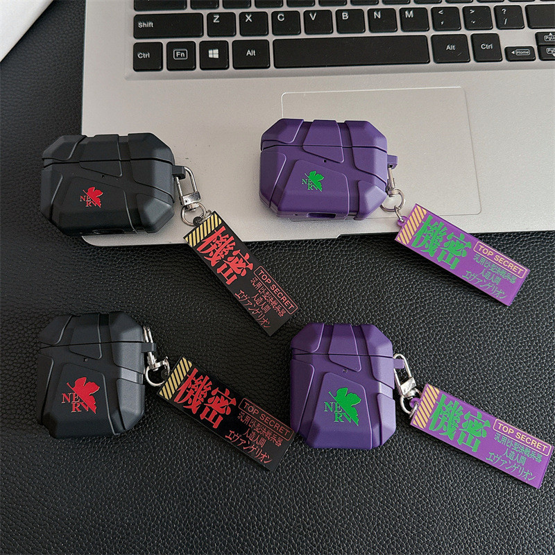 Neon Genesis Evangelion EVA Meteorite Pattern AirPods 4/Pro2/3 เคสป้องกันหูฟัง