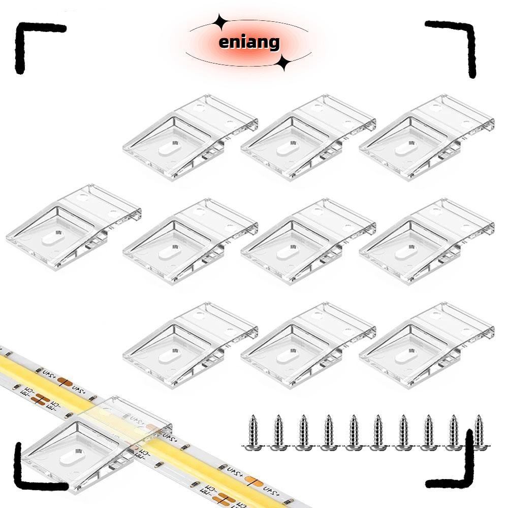 ENIANG 10 มม.PCB LED Light Strip คลิป, WS2812B WS2811 Light Strip Clamp คลิปพร้อมสกรู, สายไฟหัวเข็มข