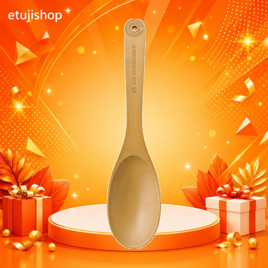 [Direct From Japan etujishop ]Le Creuset Wood Tool Maple Wood Serving Spoon Maple Wood [Authorized J