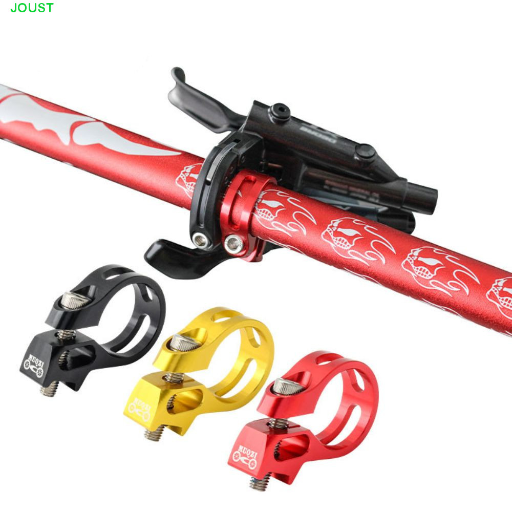 JOUST จักรยาน Shifter Lever Clamp, อลูมิเนียม Anodic สีจักรยาน Shifter Trigger Clamp, 22.2 มม.ทนทาน 