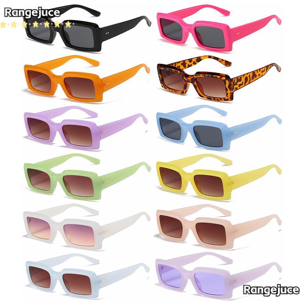 RANGEJUCE Purple Sun Glasses Women & Men Square UV400 Glasses
