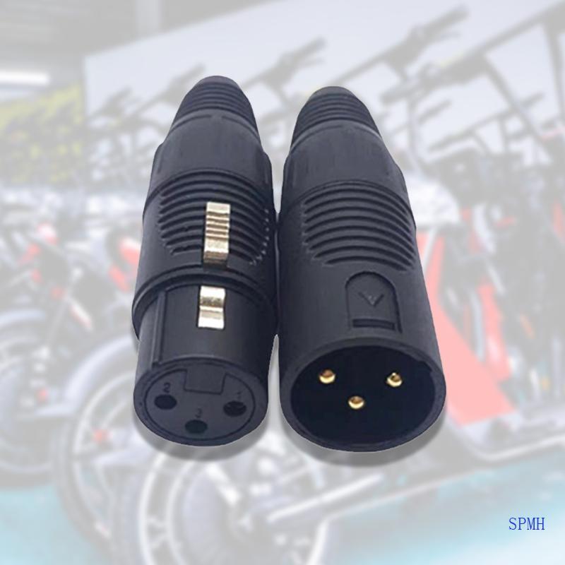 Super 3 Pin ชายหญิง XLR 35 Jack Connector ปลั๊กอะแดปเตอร์ไฟฟ้าสําหรับสายเคเบิล Wearproof XLR 3 Pin C