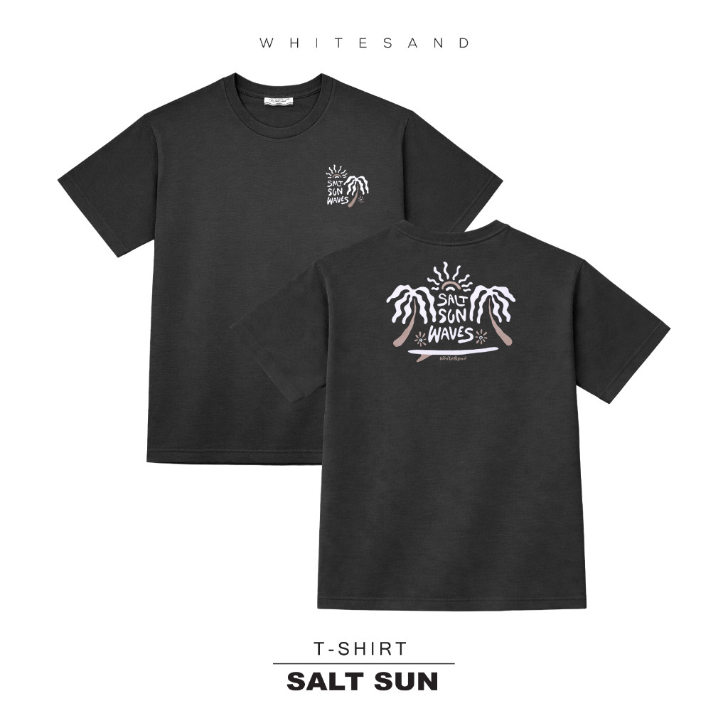 WhiteSand T-Shirt | แขนสั้น ลาย Salt Sun