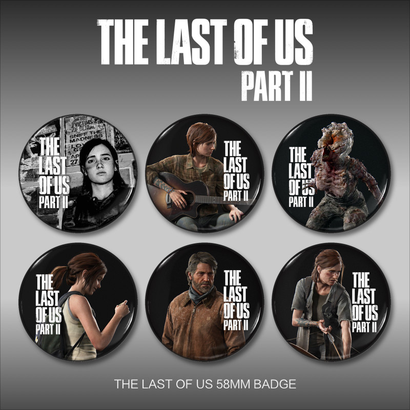 สุดท้ายของเรา part2 The Last of us part2 Badge Ellie Ellie Game Merchandise Pins