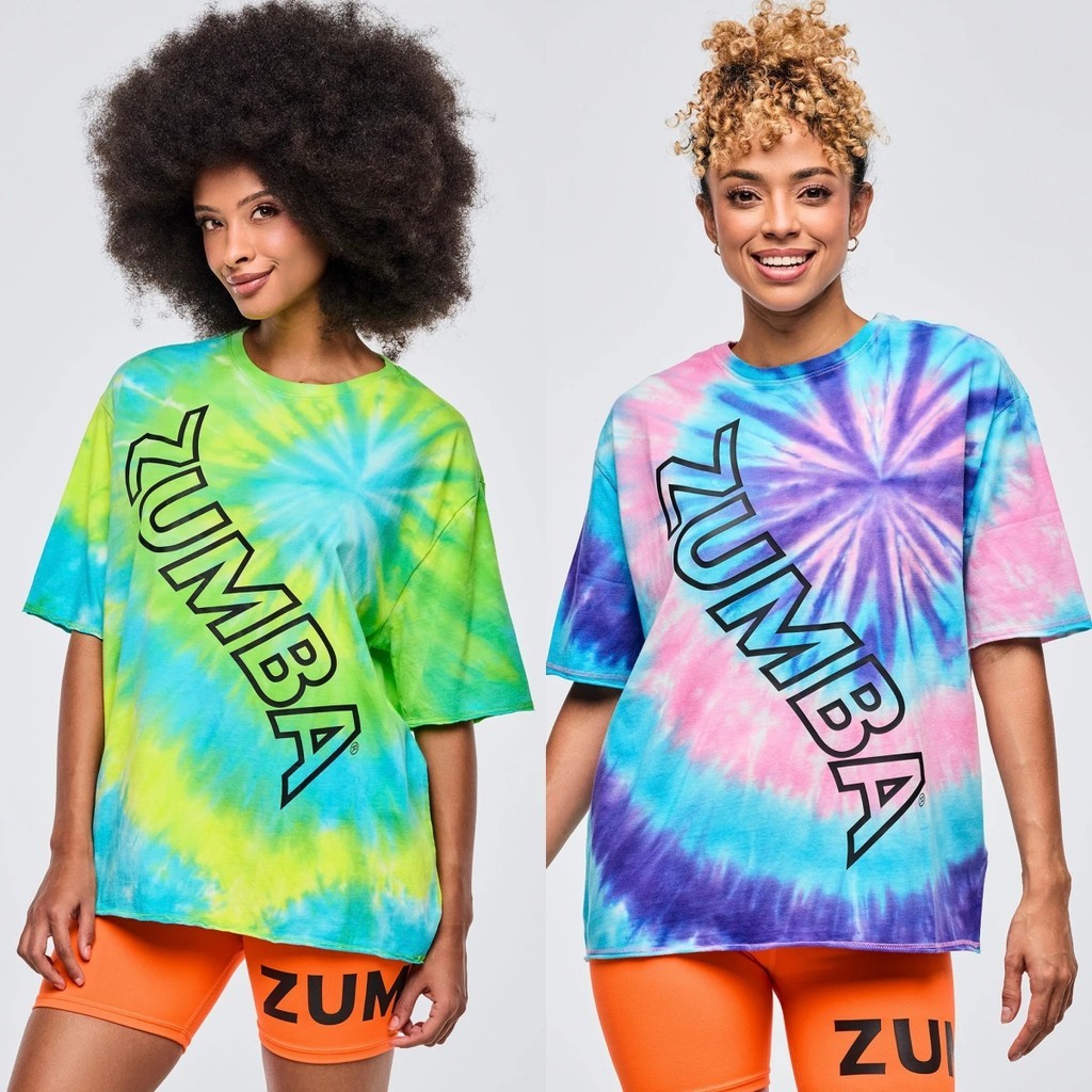 ใหม่มาถึง Zumba Fitness Wear ZW Tee Neon Boxy Top