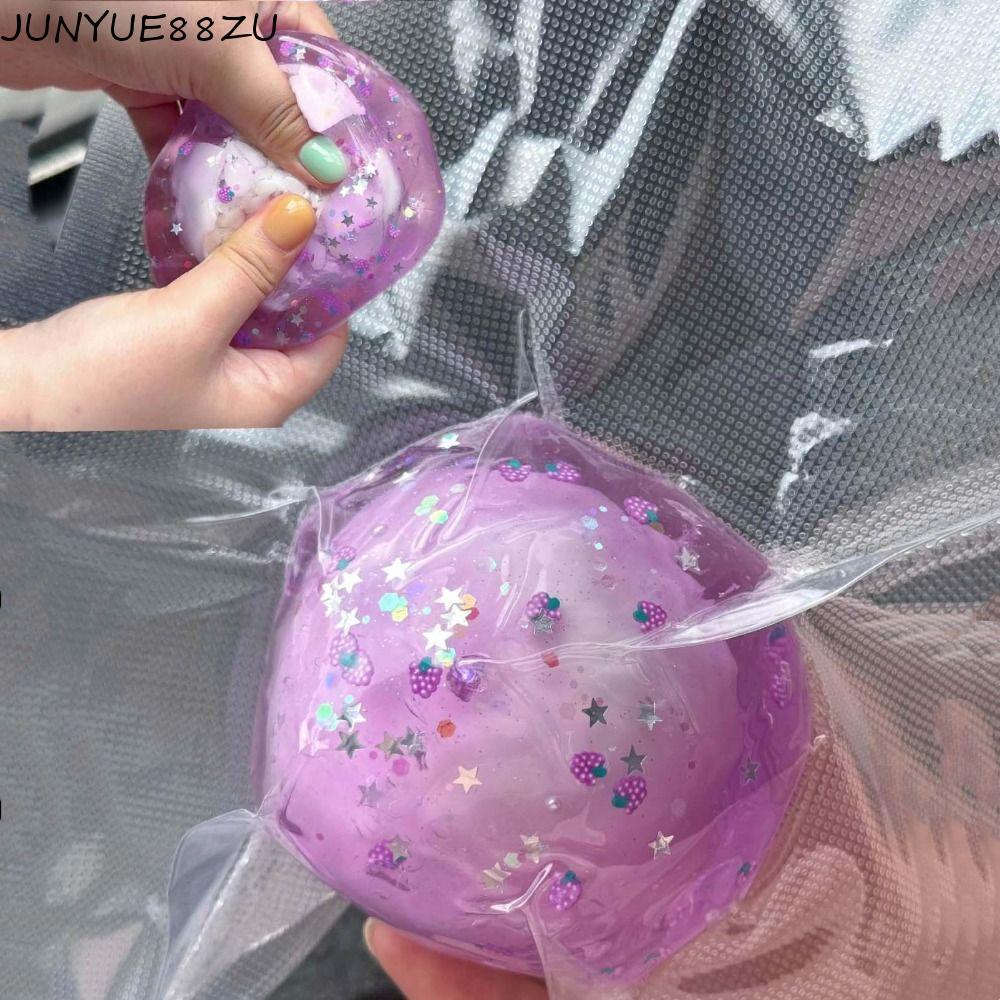 JUNYUE88ZU Wax Crunchy Squishy, Shapable Satisifying Sound Crispy Squishy Ball, Creative Non-bounce 