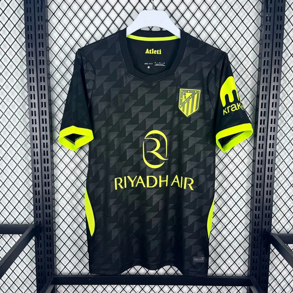 Fan Version 26/27 Atletico Madrid Away Jersey J.ALVAREZ 19 เสื้อฟุตบอลผู้ชาย S-4XL