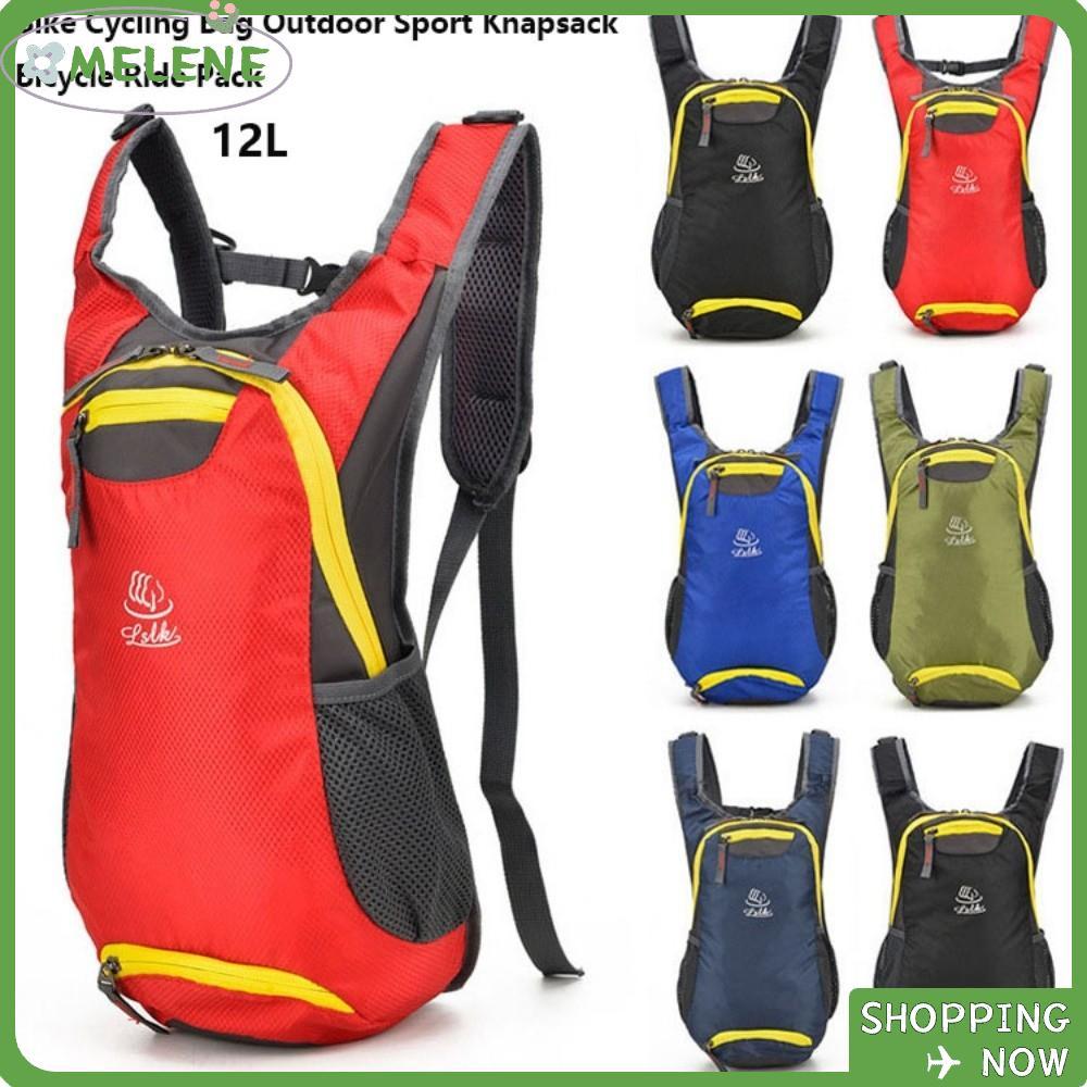 MELENE Bike Cycling Bag, 5 สี 12L Outdoor Sport Knapsack, 30*8*41cm Commute Backpack