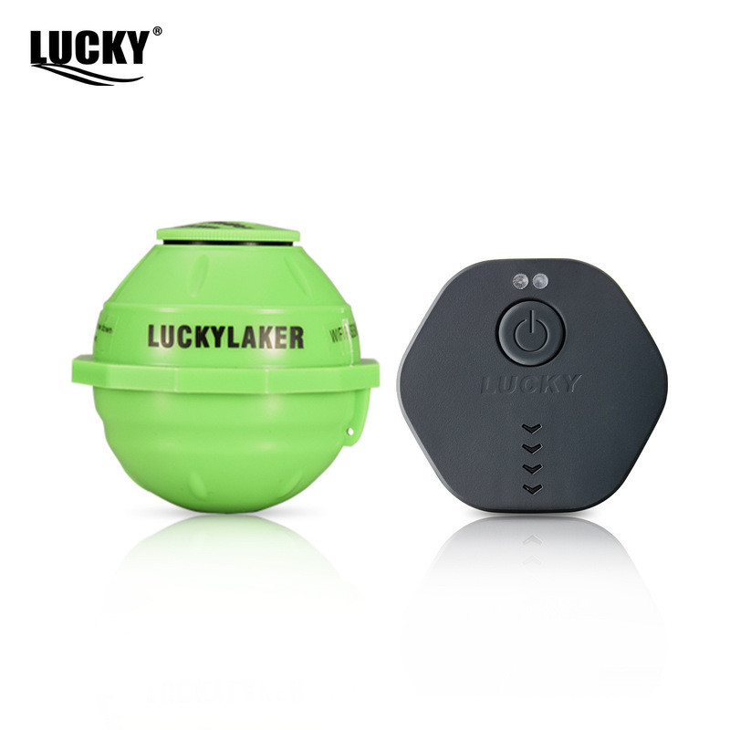 ขายร้อน LUCKY LUCKY Fish Finder ไร้สาย Sonar Fish Finder WIFI Fish Finder สมาร์ทอุปกรณ์ตกปลา c