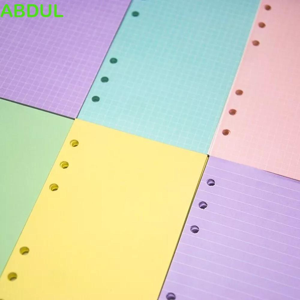 ABDUL Paper Refill Agenda Purple A5 A6 40 แผ่น Daily Planner Loose Leaf Paper Refill