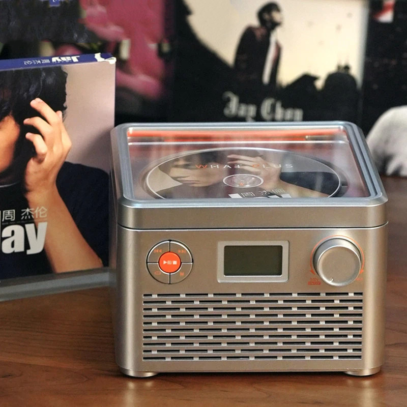 Youpin C2 Retro Cd Player Cd เครื่องเล่นอัลบั้มลําโพงบลูทูธของขวัญ