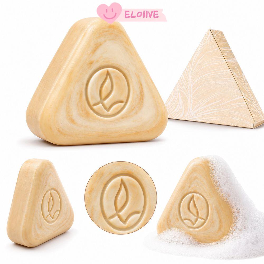 ELO11VE Triangle Cleansing Bar, Oil Control Shea Butter สบู่ล้างหน้า, น้ํามันมะพร้าวสกัดเย็น Rich La