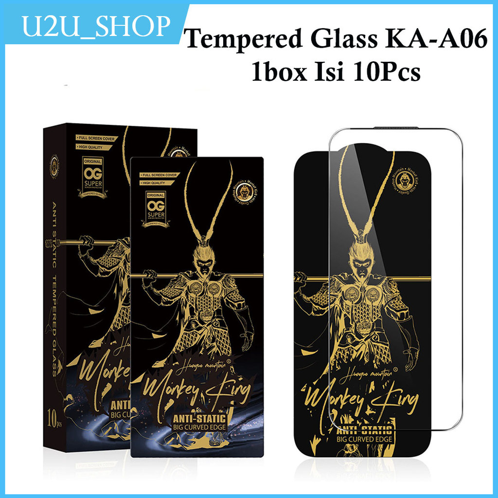 1 กล่องCONTENDTS 10PCS KA-A06 กระจกนิรภัย Monkey King ESD สําหรับOppo F5 F7 F9 F11 F11 Proค้นหาX8 ค้