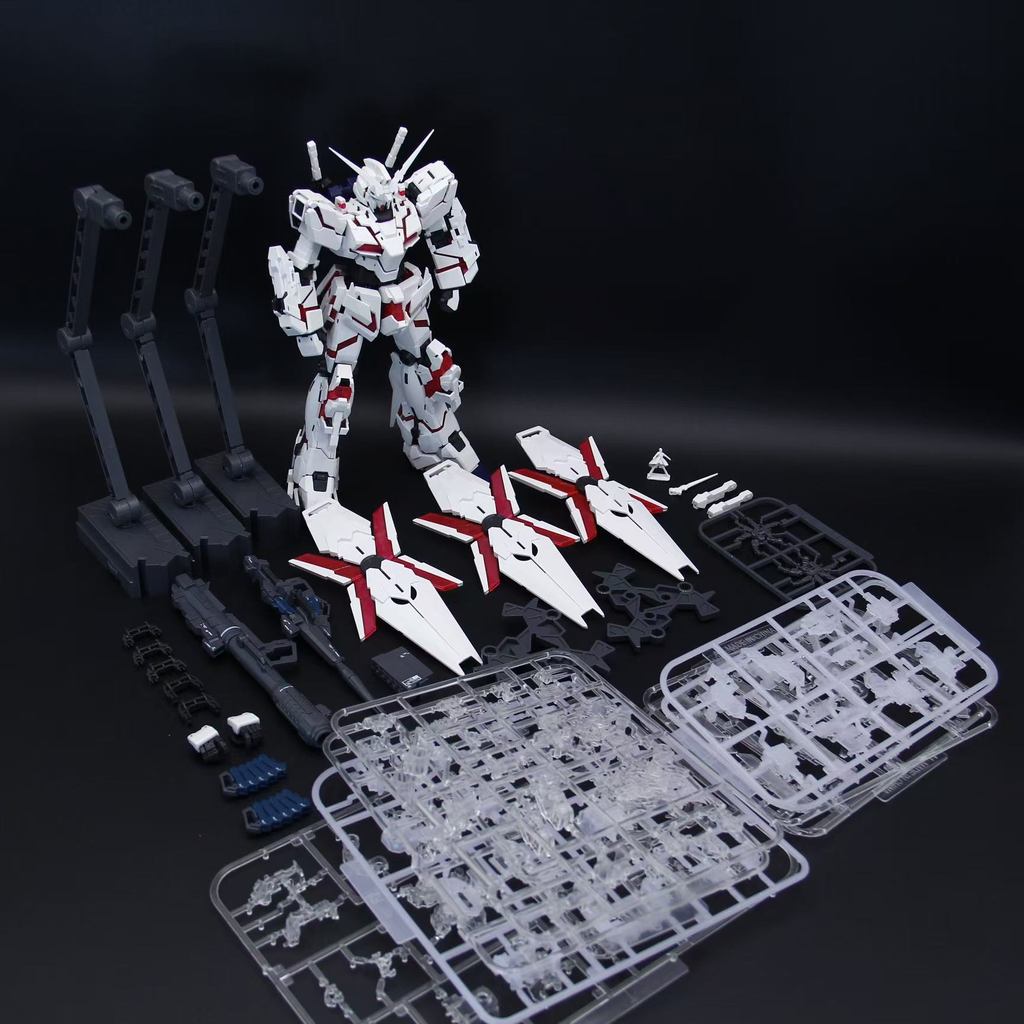 คลังสินค้าพร้อมรุ่นซ่อมสไตล์ใหม่ 2201 MGEX Unicorn Country Creative Assembly Model