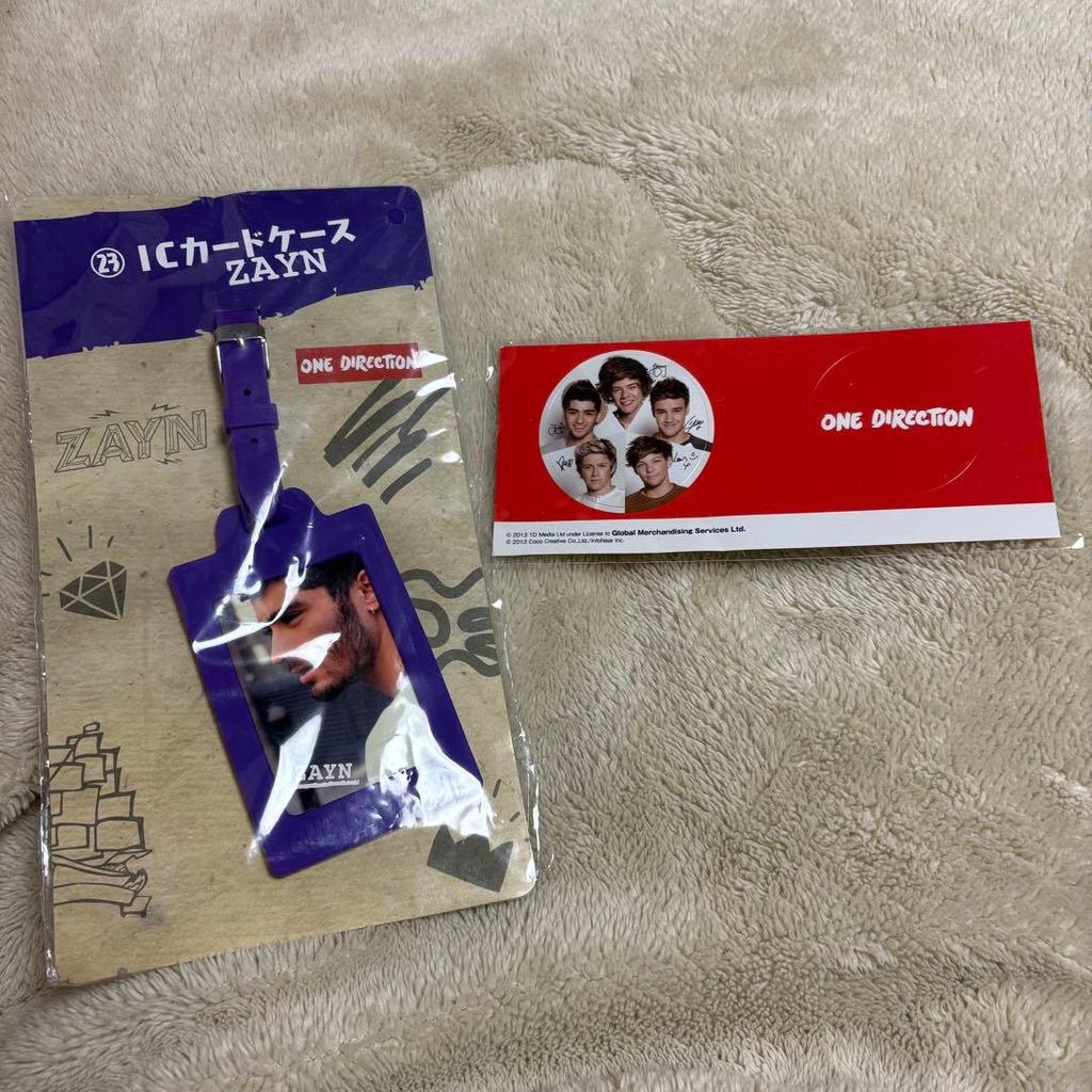 One Direction Zayn Malik IC Card Case (Purple) + Sticker Japan