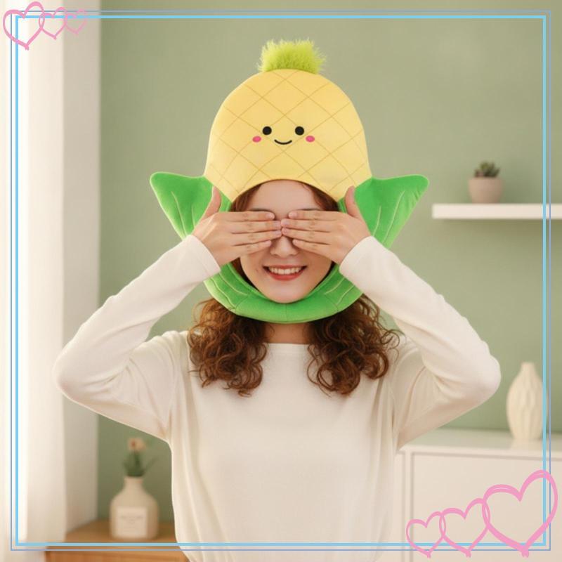 [meteor2] Fuzzy Corn on the Cob Hat Silly Humorous Corn Hat Crazy Headpiece สําหรับเด็ก