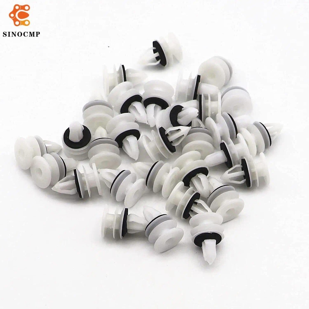 30 ชิ้นแผงประตูคลิป W/ซีล Trim Retainer 11519031 สําหรับ Hummer H2 H3 H3T SAAB 9-7X Envoy Buick Rain