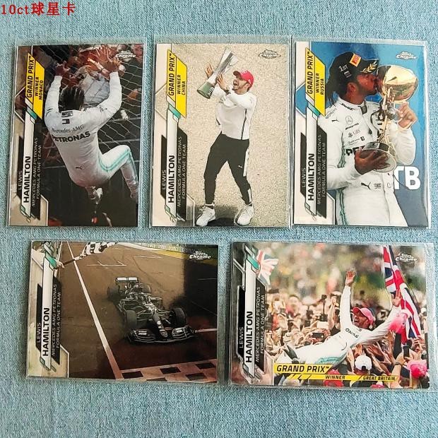 การ์ดแข่ง F1 topps Lewis Hamilton Lewis Hamilton การ์ดสะสมแฮมิลตัน