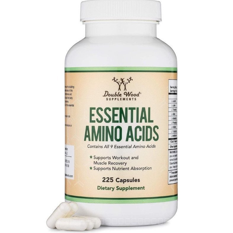 Double Wood Essential Amino Acids All 9 Essential Amino Acids รองรับ Wellness Muscle Recovery & Nutr
