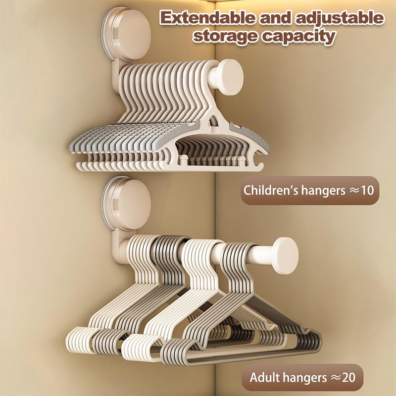 VAYO cuphahangerstacking ปรับแขวนได้ความยาวกล้องดูดไม้ปรับตกแต่ง rack storagerack架