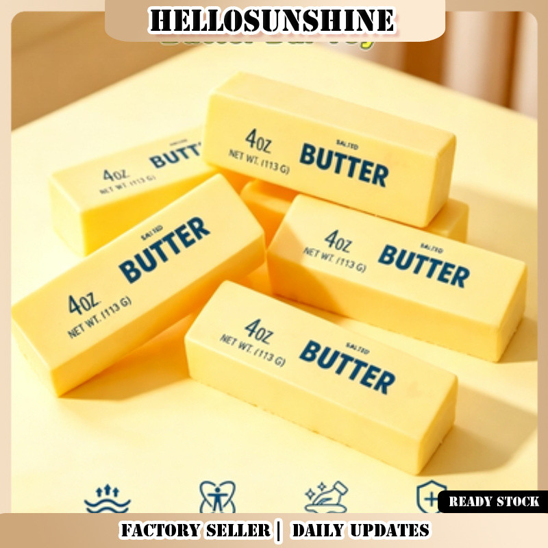 ASMR Crunch Sensation Butter Squishy ของเล่นจําลองอาหาร Fidget ของเล่น Goodie กระเป๋าฟิลเลอร์ของขวัญ